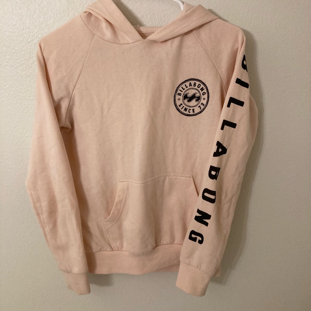 Billabong hoodie. Womens small, light pink